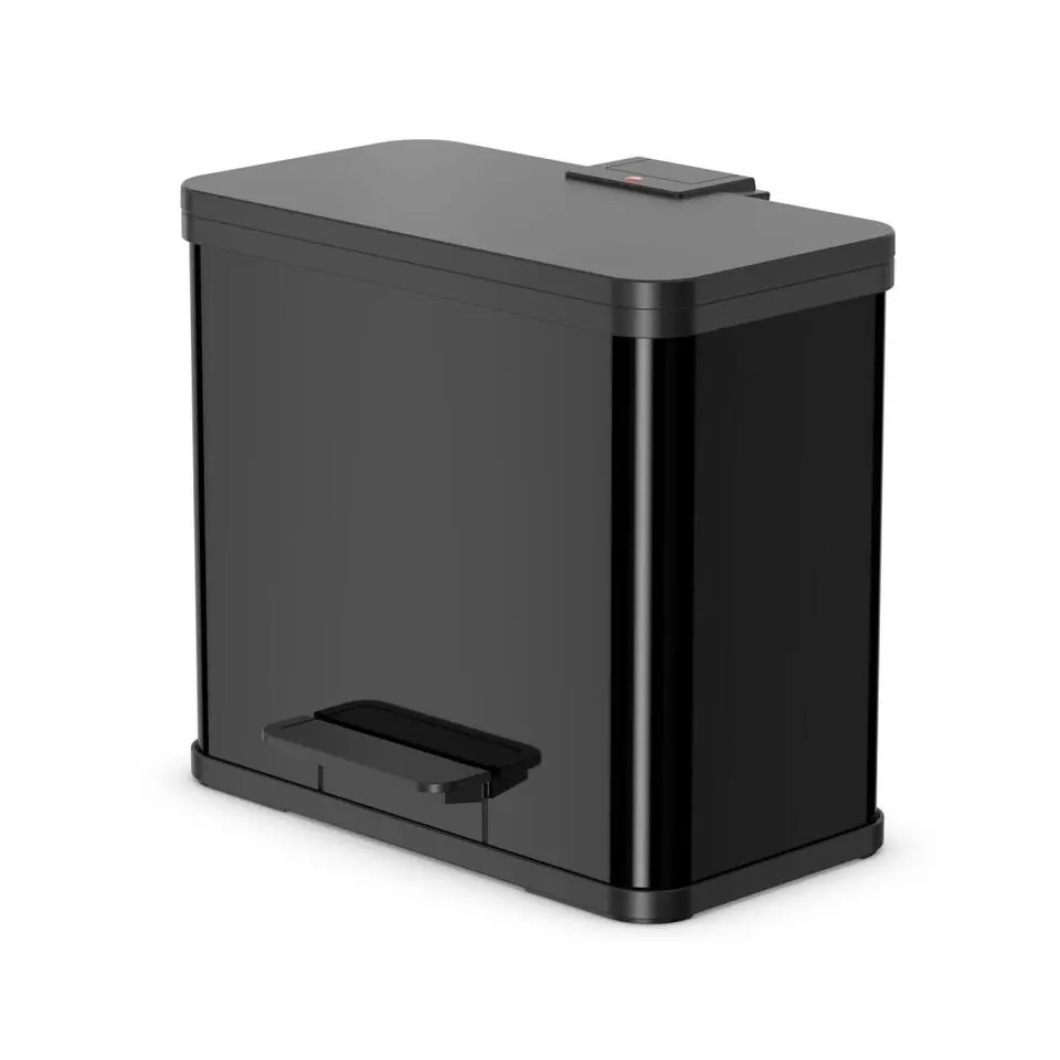 Hailo Öko Trio Plus L Prullenbak - 3x9L - zwart