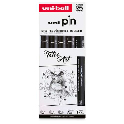 UNI-BALL pin Fineliner, thematische 5er-Sets
