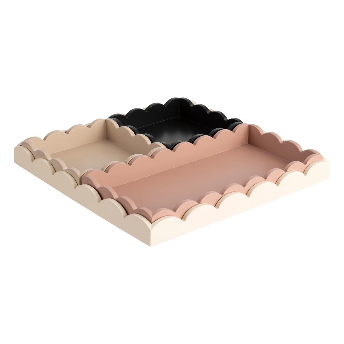 PLATEAU WAVY BLISS BOIS TAILLE S