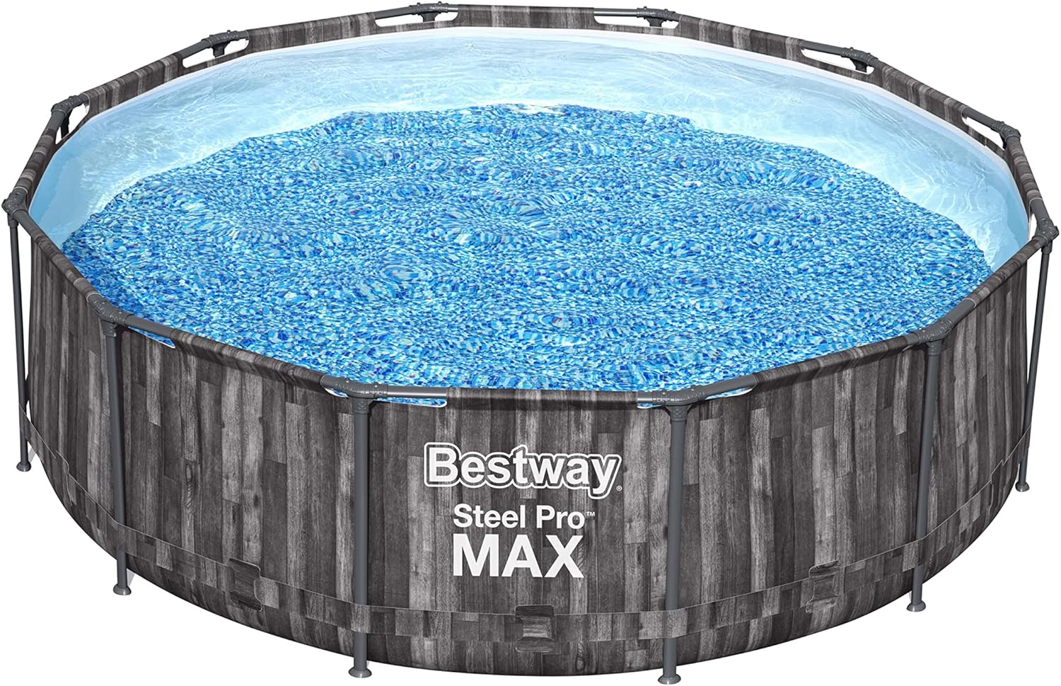 Bestway 5614X Pool Fuori Terra Steel Pro Max 366 x 100 cm, Blau