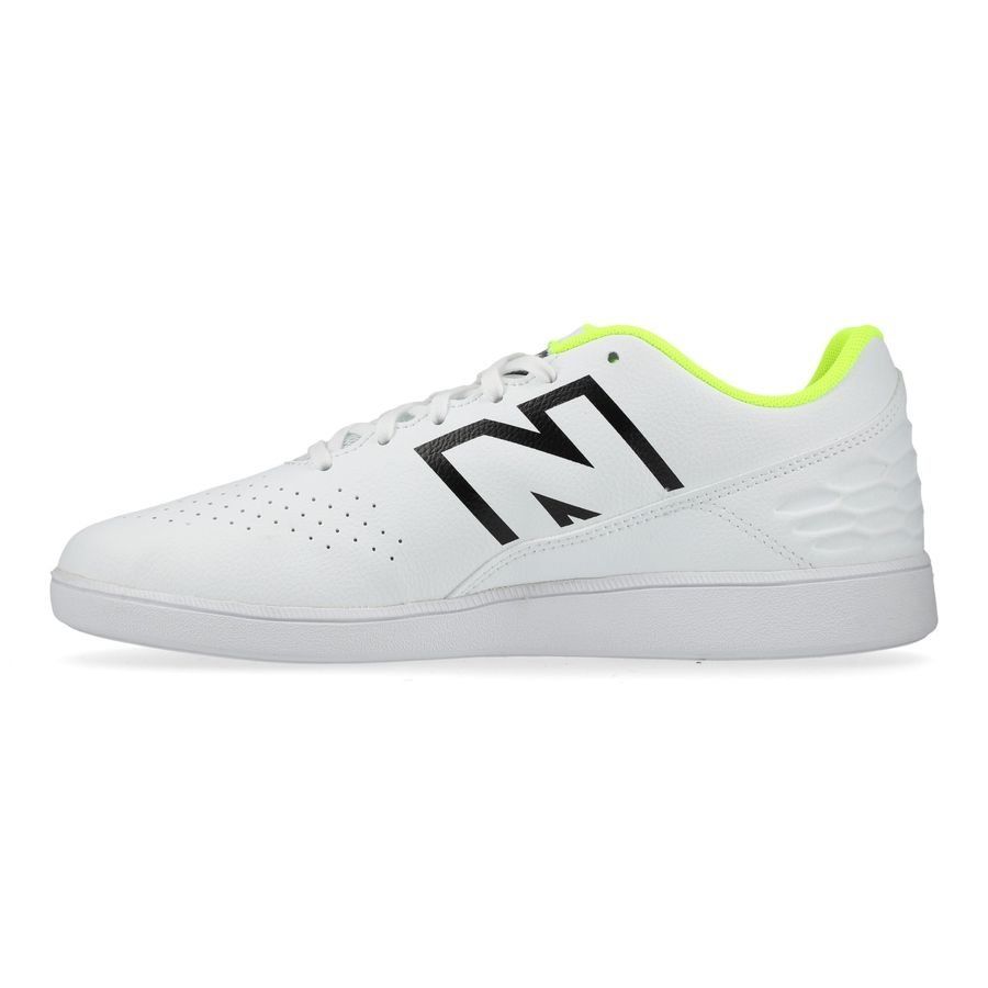 New Balance Audazo V6 Control IN - Blanc/Jaune Fluo