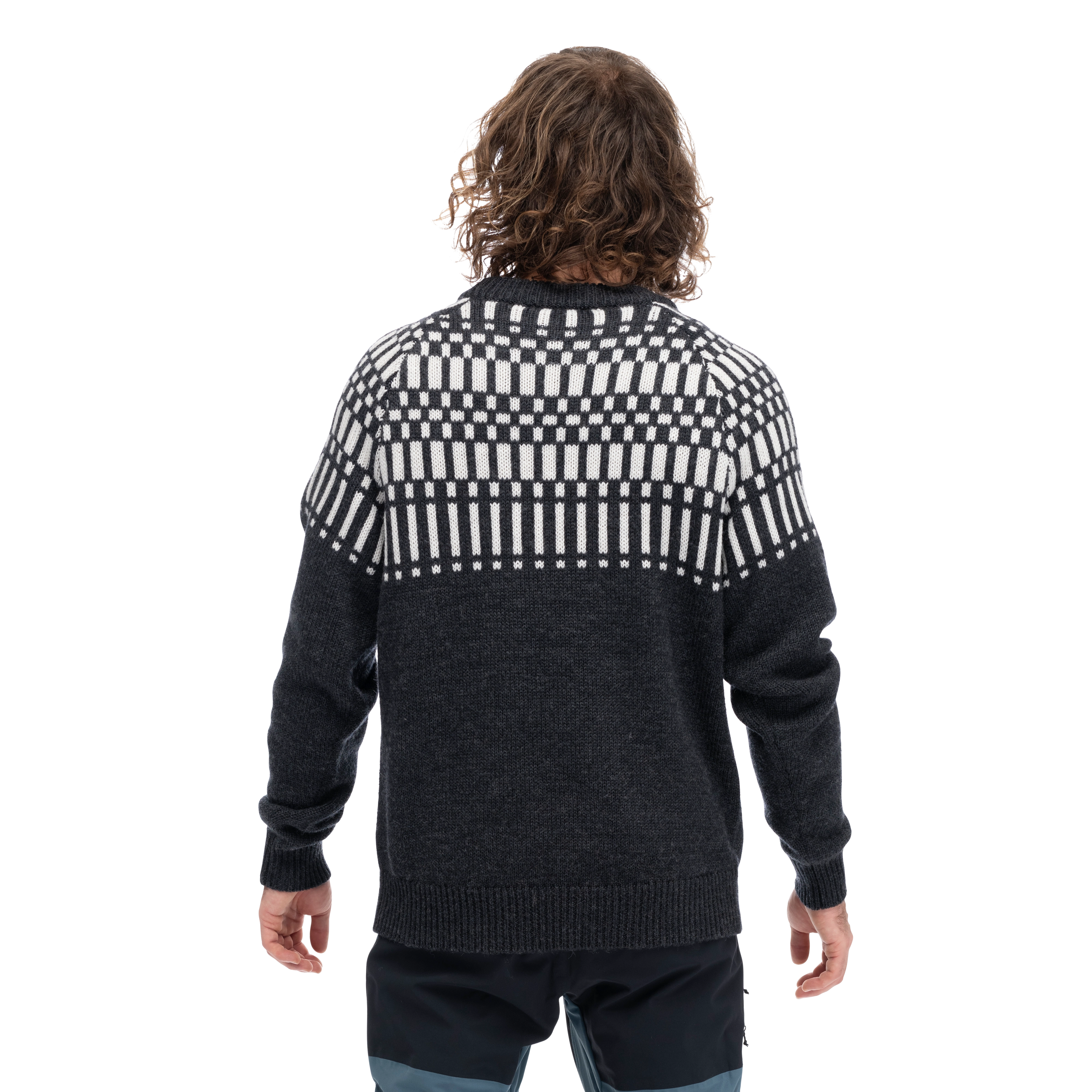 Nordmarka Merino Jumper Men Dark Shadow Grey / Aluminium