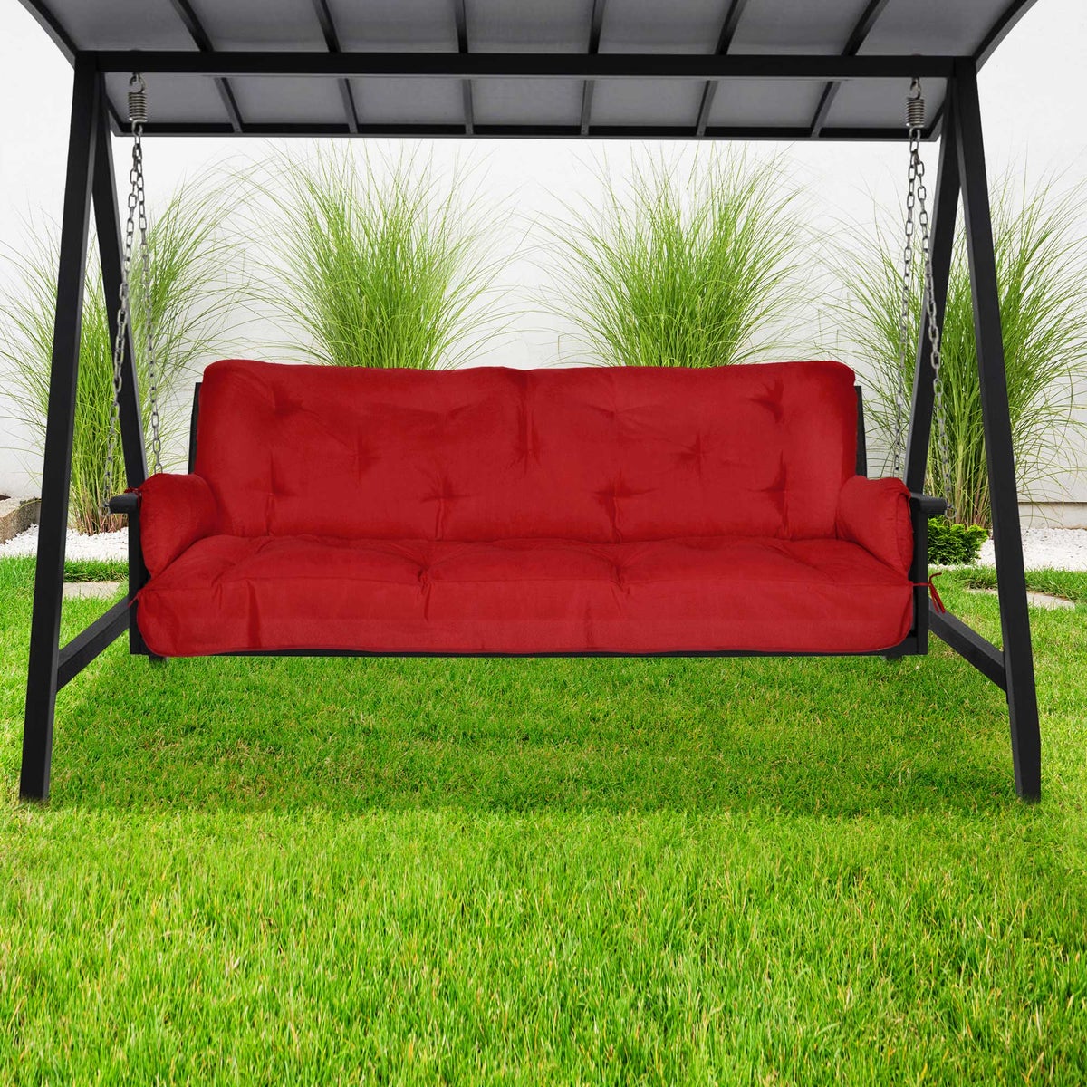 Beautissu Flair HS Hollywood schommelkussen 180x50x8cm rood