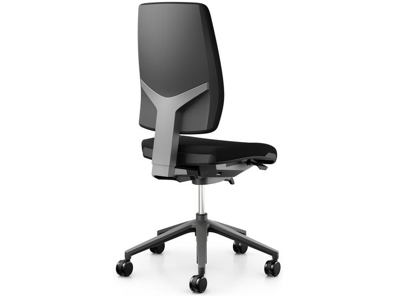 Giroflex Bürostuhl 68 mit Polsterrücken, ohne Armlehnen, Sc Klassischer Arbeitsstuhl ideal für aktives Sitzen