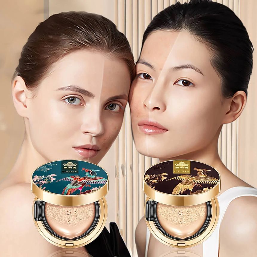 CATKIN - Summer Palace BB Moisture Cover BB Cream Cushion Foundation Set (#C01 Natural)