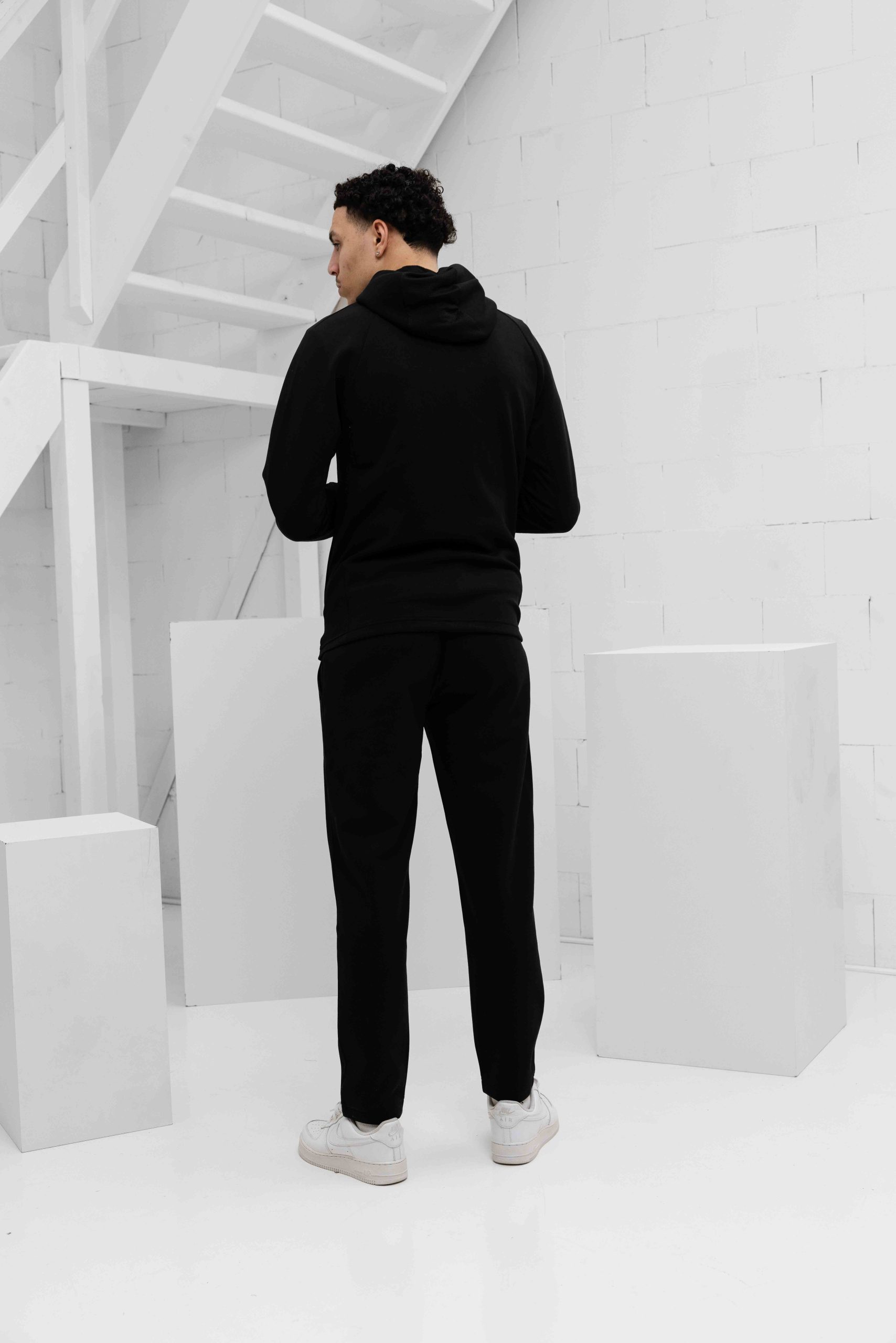Lacoste Sport Hooded Trainingspak Heren Zwart