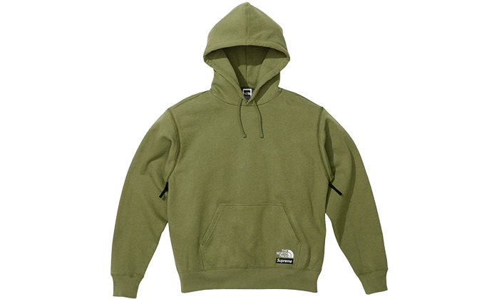Supreme / The North Face Convertible Hooded Sweatshirt Olive
