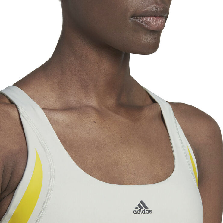 adidas Powerimpact Luxe Medium-Support HIIT sports bh Hvid