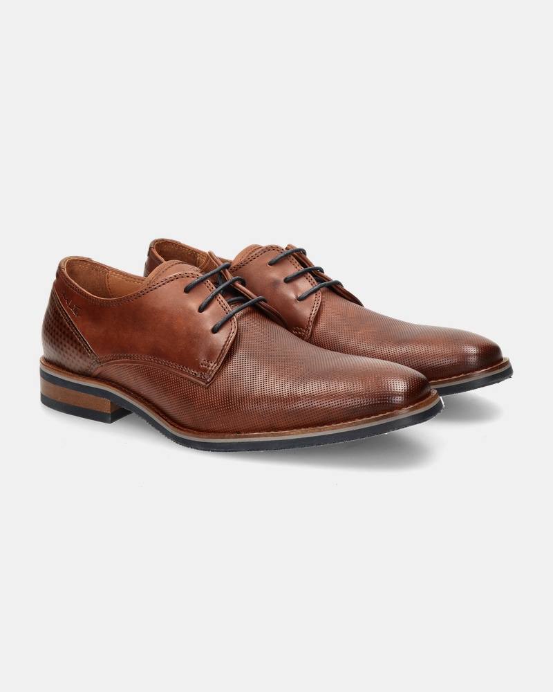 Van Lier Amalfi Lage nette schoenen  - cognac