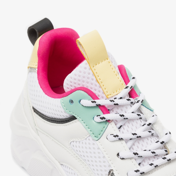 Blue Box meisjes dad sneakers wit