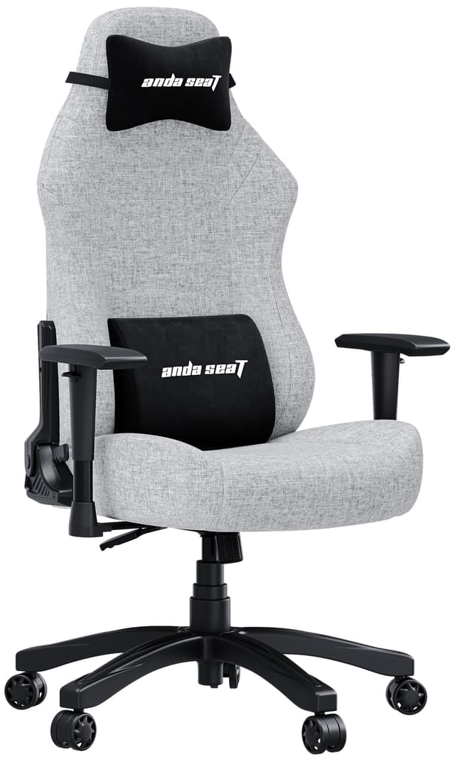 AndaSeat Luna gaming-stol (gråt stof)