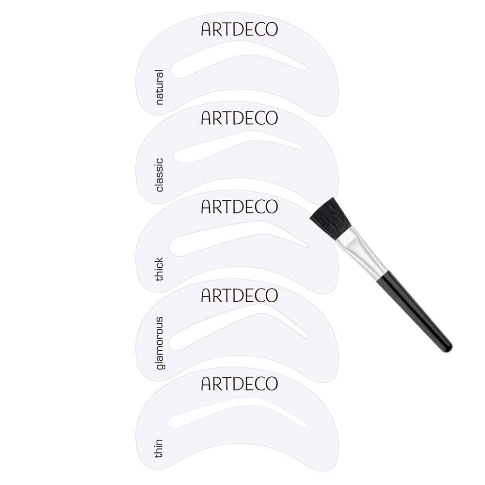 Eye Brow Stencils with Brush Applicator