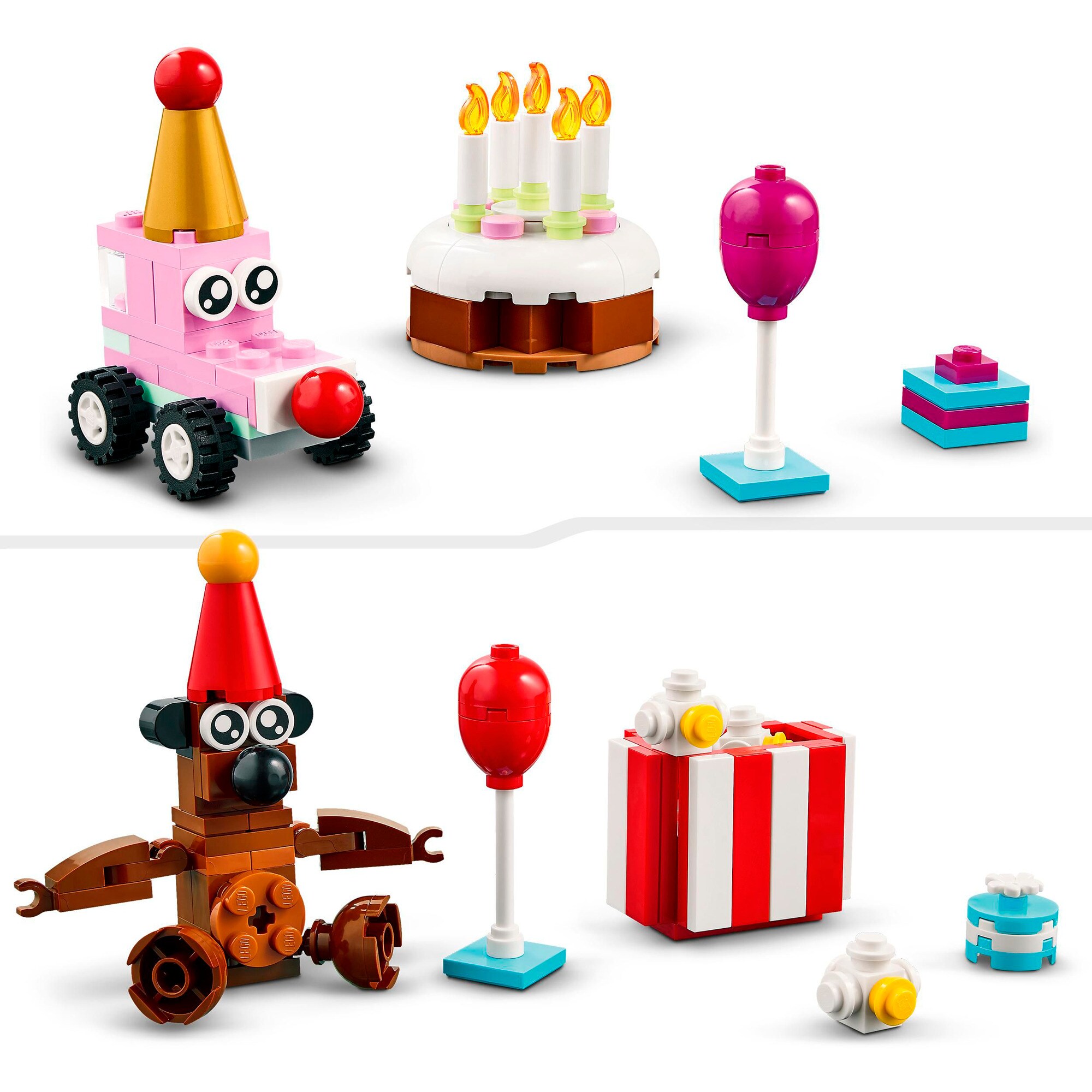 LEGO Konstruktionsspielzeug Classic Party Kreativ-Bauset