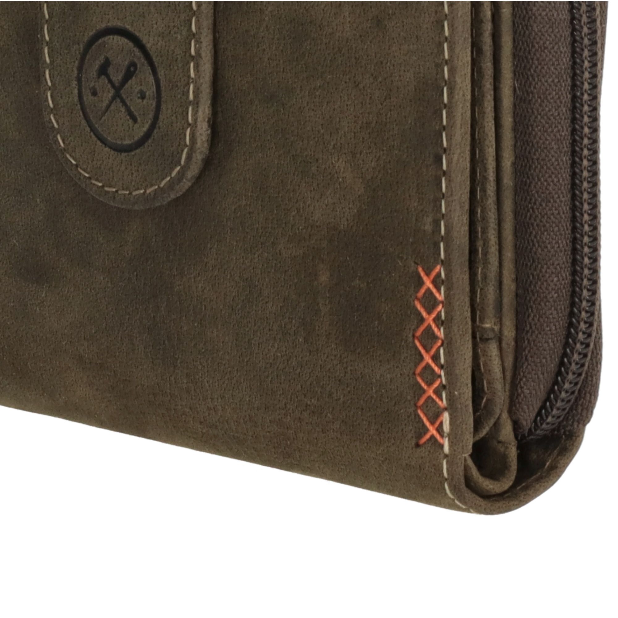 Hide & Stitches Idaho Wallet Olijfgroen