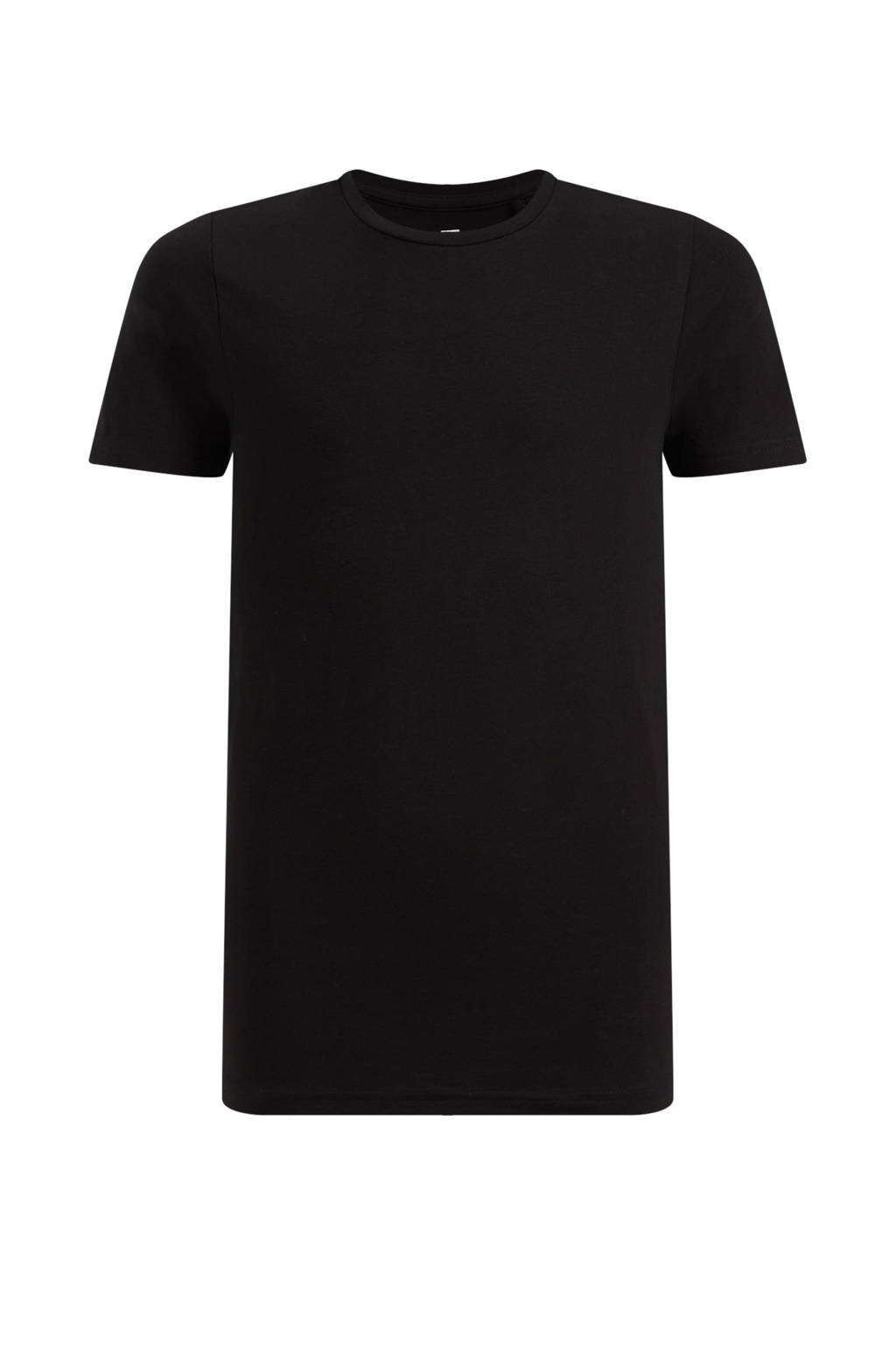 WE Fashion basic T-shirt zwart