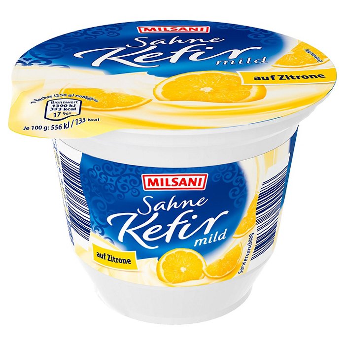 MILSANI Sahne-Kefir Frucht 250 g, Zitrone