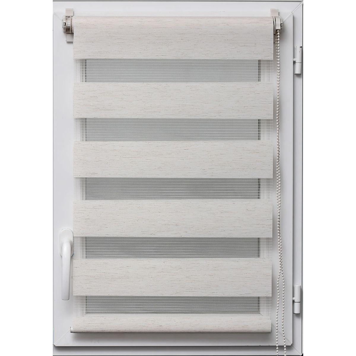 STORE ENROULEUR LUMIERE NUIT 120X250CM BEIGE CHINE