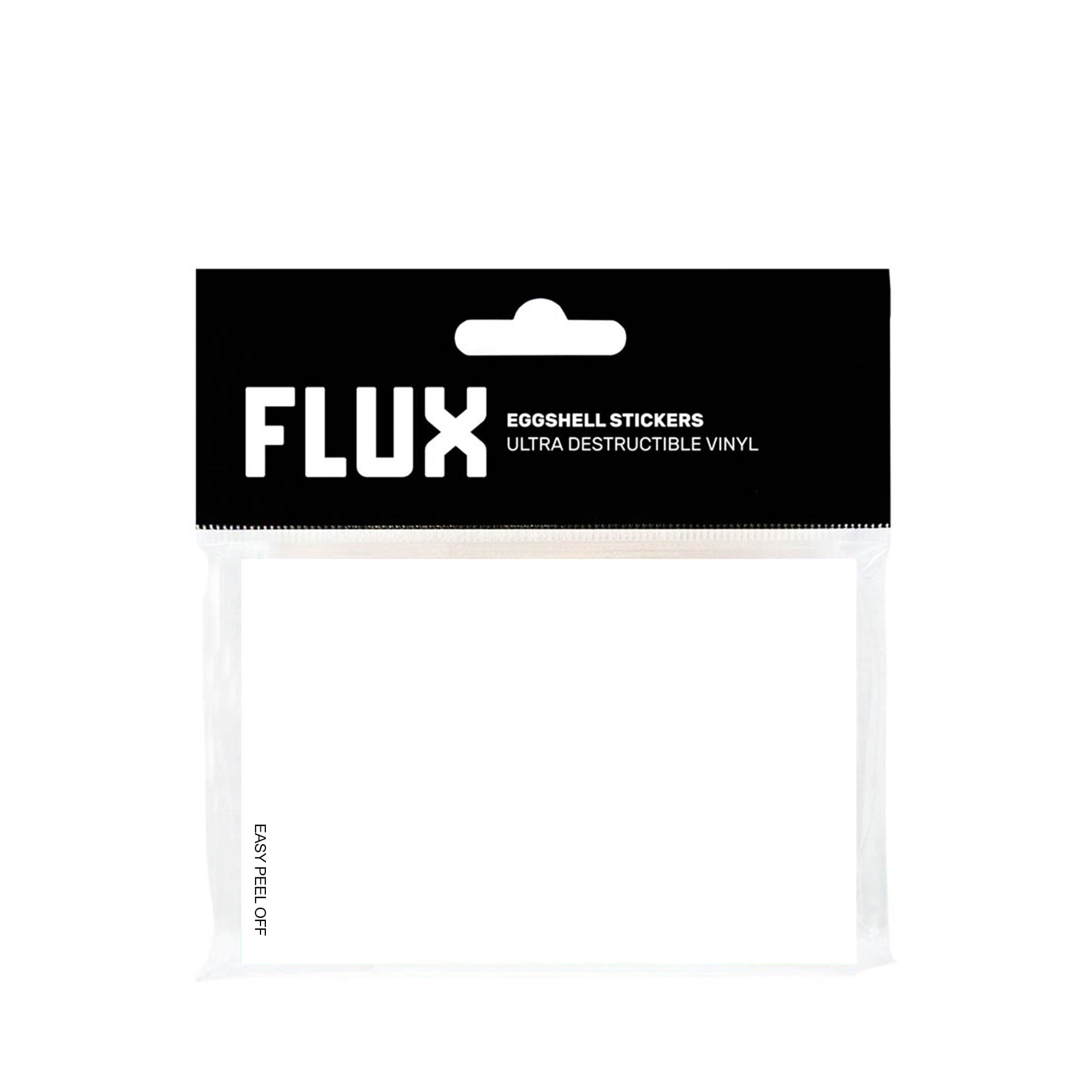 Flux<br>Eggshell Stickers White 50 Pack