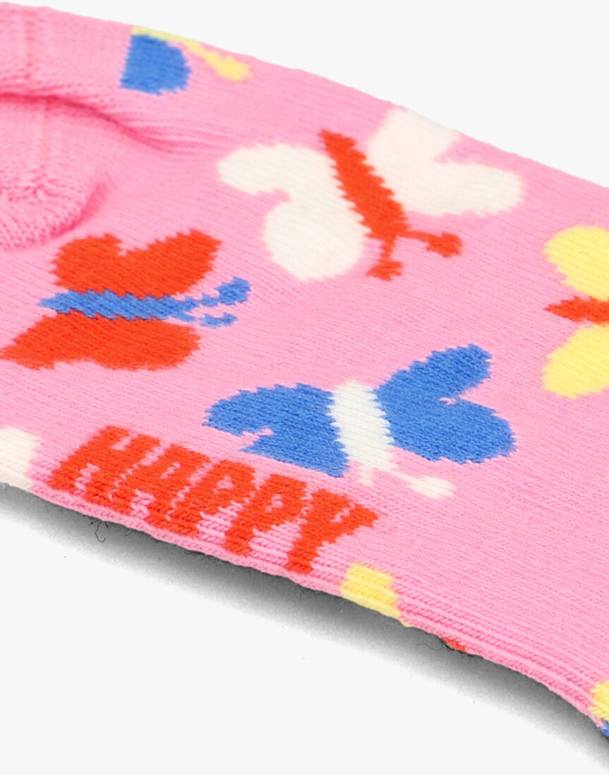 HAPPY SOCKS roze happy socks sokken butterfly one