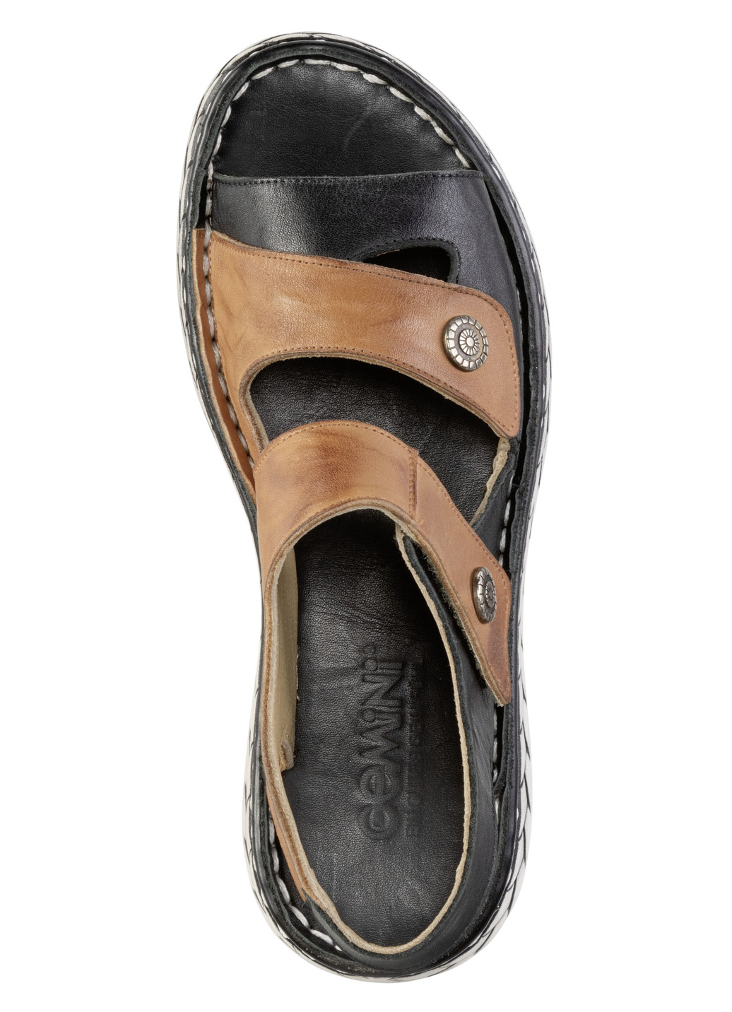 Gemini Sandale mit Metallschmuck