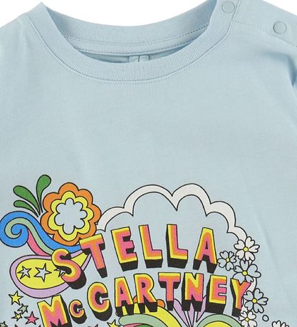 Stella McCartney Kids T-Shirt - Blau m. Print