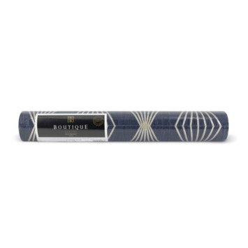 Vliesbehang Marquise Geo donkerblauw (111312)