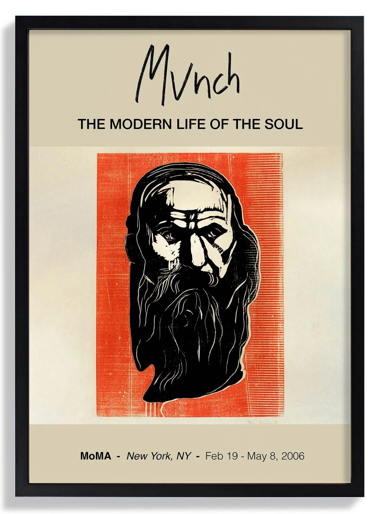 Edvard Munch Kopf eines alten Mannes