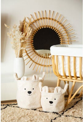 Childhome Oppbevaringskurv Teddy, Off-white