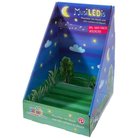 Heunec MusiLEDi Schildkröte 28cm mit Musik und Nachtlicht violett