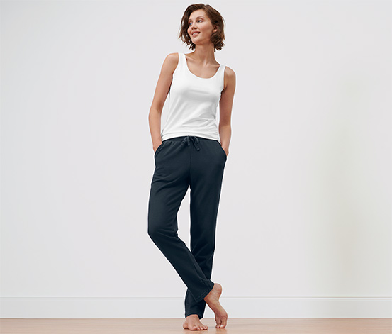 Loungehose, blau