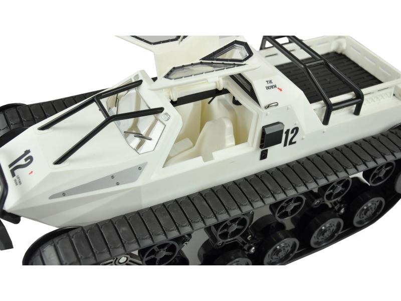 Amewi Kettenfahrzeug Military Police Weiss, RTR, 1:12 Futuristisches Raupen-Fahrzeug