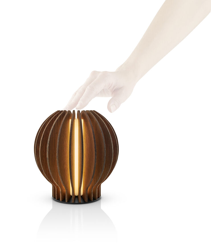 Eva Solo Radiant rund LED lampe Smoked Smoked oak