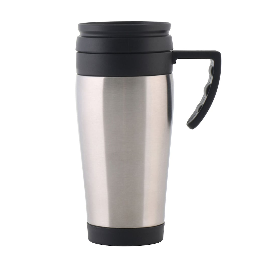 Isolierbecher EDS mit Henkelgriff 400ml schwarz/EDS