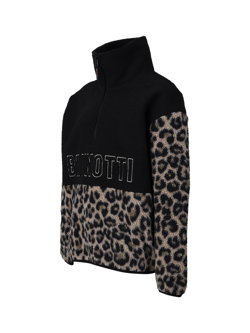 Chiny-Print Fleece Trui