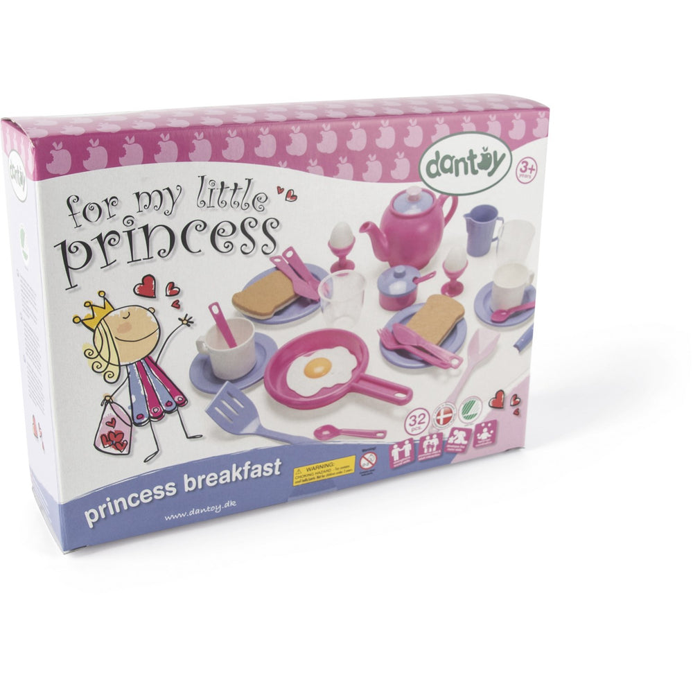Køb Dantoy My Little Pincess Morgenmadssæt I Æske 32 Dele