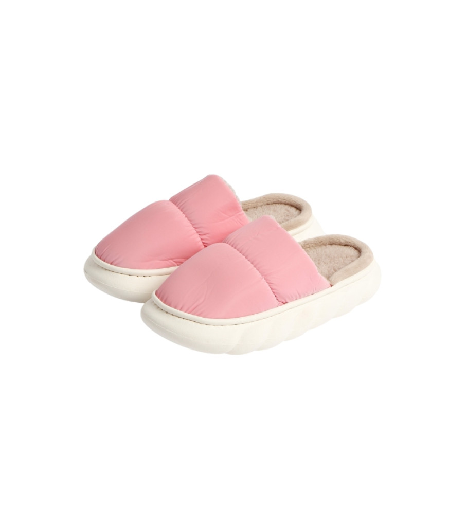 Pantufas rosa acolchoadas Admas