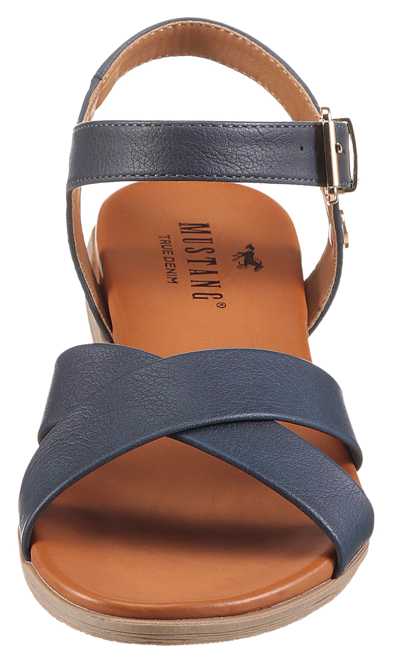Mustang Shoes Sandale  , Sommerschuh, Sandalette, Riemchensandale, mit breiten Riemen