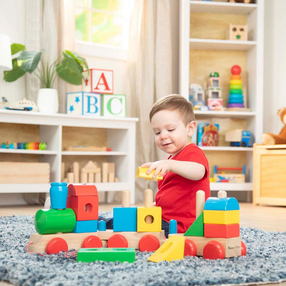 Køb Melissa & Doug Multifarvet Legetøj - Tog Til Stabling