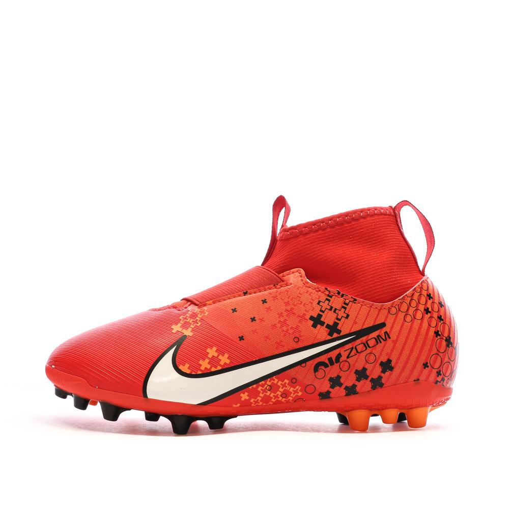 Nike Chaussures de Foot Rouges Junior Nike Zoom Superfly 9 Acad AG