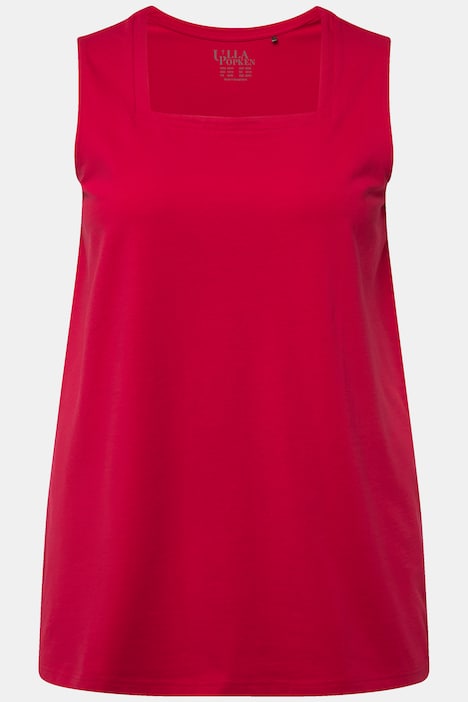 Longtop, Classic Fit, Carree-Ausschnitt, ärmellos