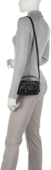 Nunoo Kleine Crossbodytas / Schoudertas Dames Helena Disco - Zwart