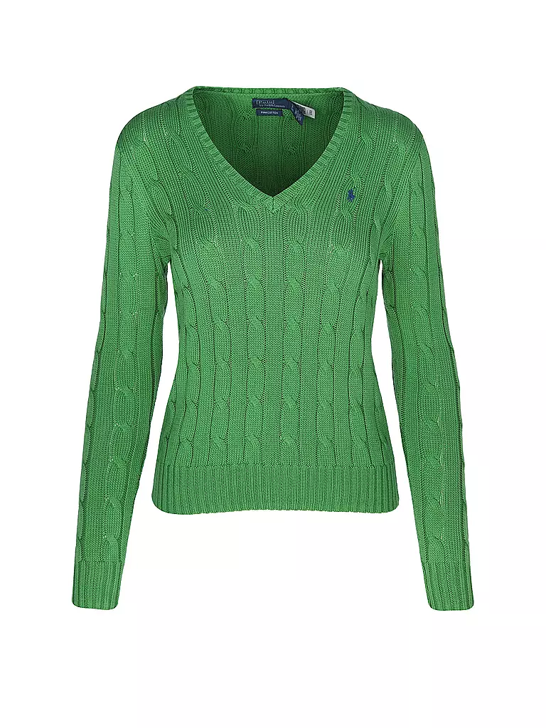 POLO RALPH LAUREN Pullover Slim Fit KIMBERLY grün