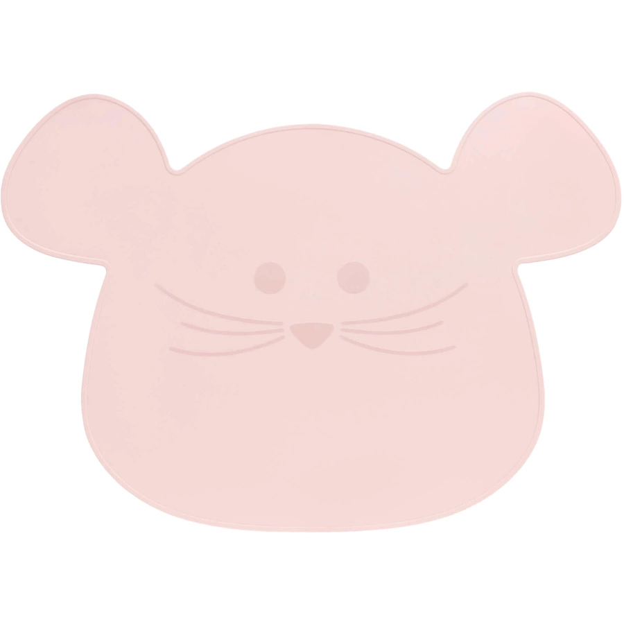 Lässig Esslernteller und Platzset Little Chums Mouse 2er Set rosa