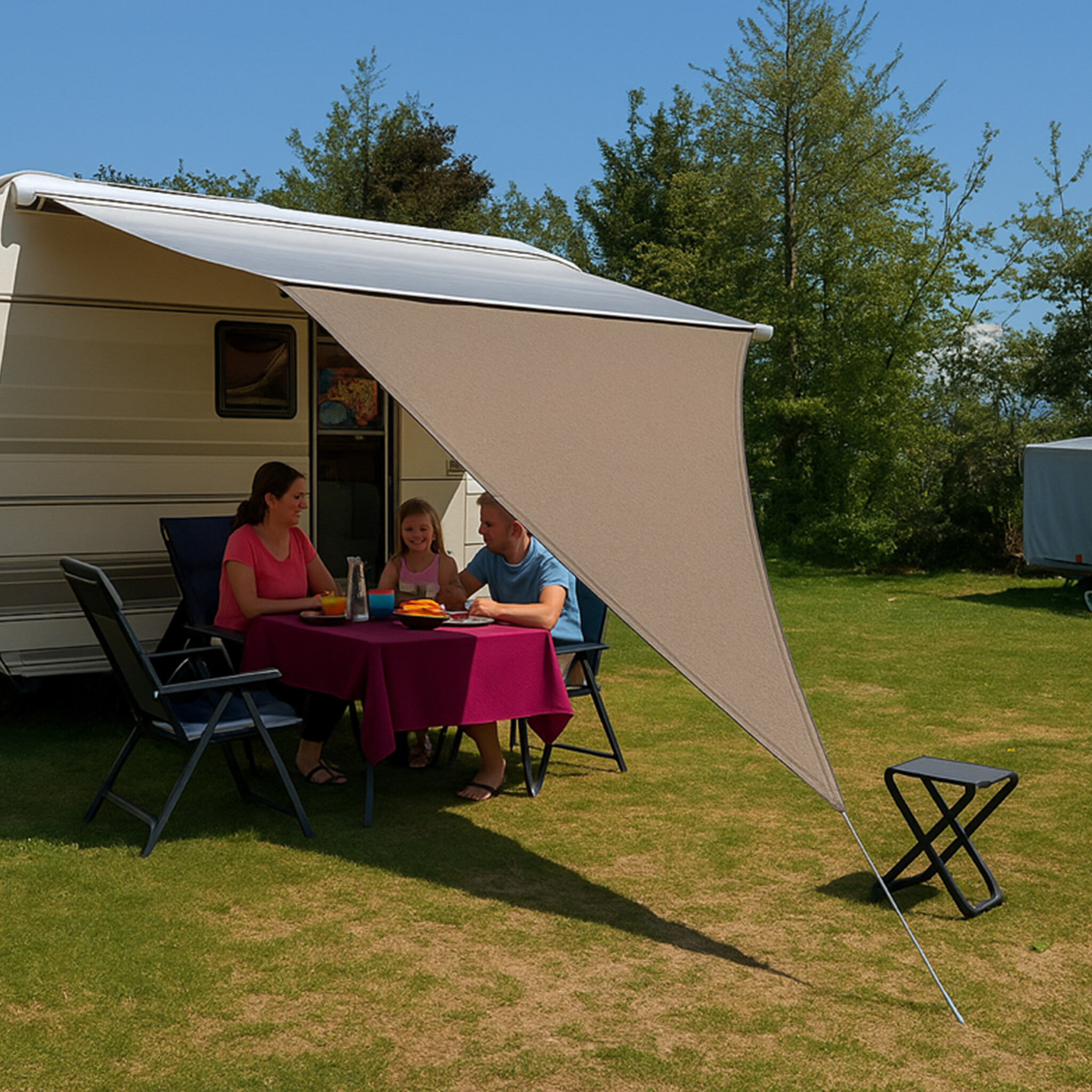 CUHOC 3 x 3 x 3 m Schaduwdoek driehoekig taupe