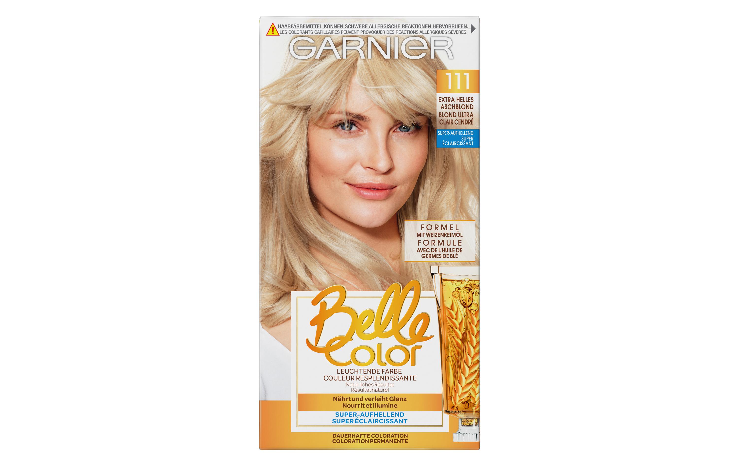 Haarcoloration Belle Color 111 Extra Helles AschblondPermanente Haarfarbe für einen natürlichen Farbton
