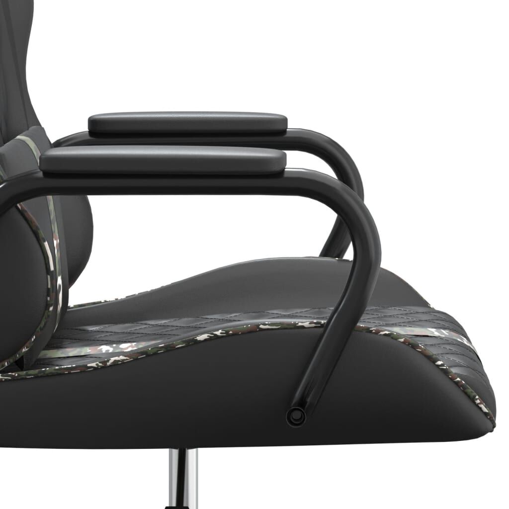 vidaXL Massage Gaming Stoel, Camouflage en Zwart, Kunstleer
