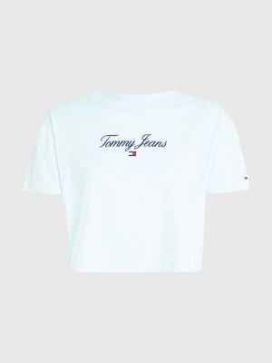Camiseta cropped com logo essencial da Curve