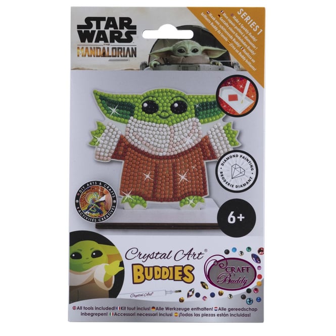 Star Wars - The Mandalorian - Crystal Art Buddies - Steckfigur Grogu