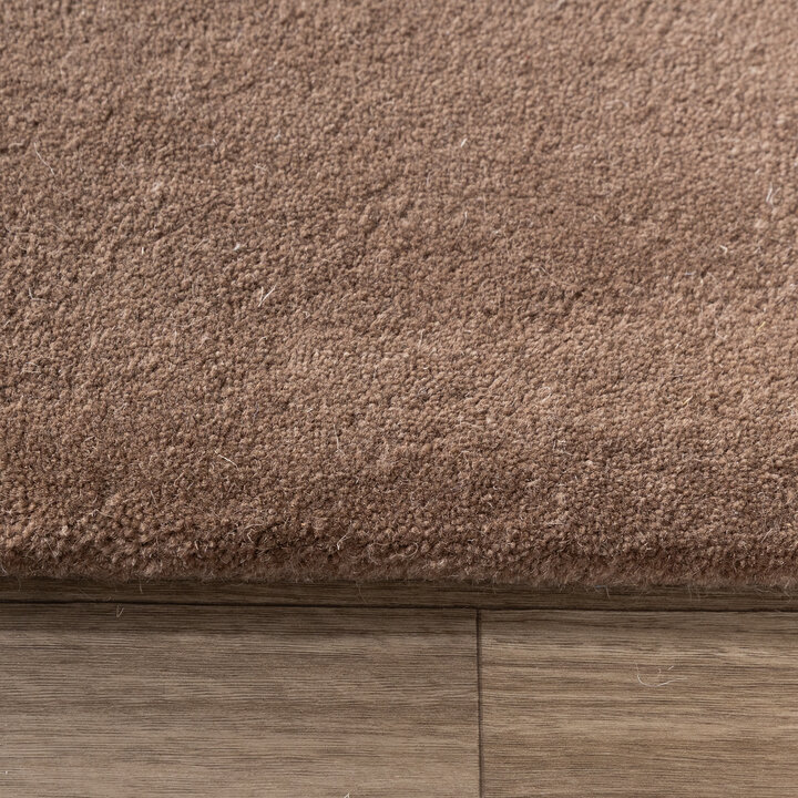 Wollen abstract vloerkleed - Jules Creme/Taupe