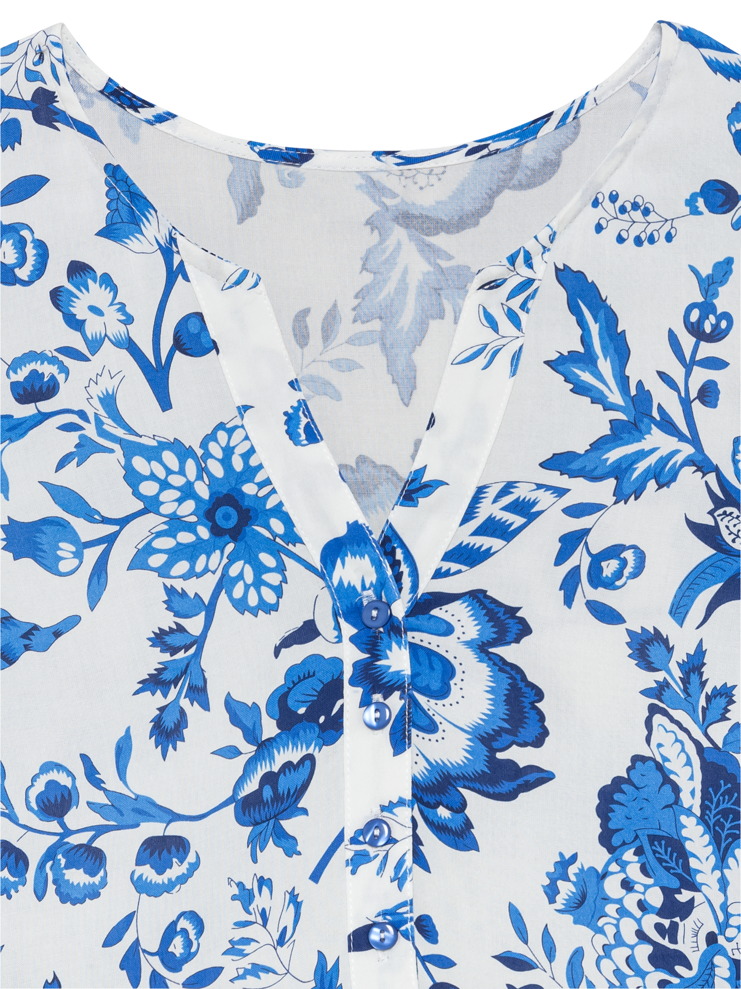 LASCANA Maxikleid mit Blumenprint und Knopfleiste, Sommerkleid, Strandkleid